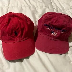 Bundle of 2 Ralph Lauren Red vintage and perfectly worn!